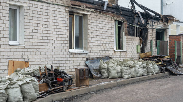 Professional Smoke Damage Removal technician working in Pikesville, MD